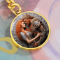 Viking King and Queen Keychain