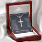 Gift for Dad - Shining Star - Cross Necklace