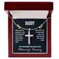 Gift for Dad to Be - You're Already My Hero - Cross Necklace