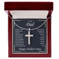 Gift for Dad - Shining Star - Cross Necklace