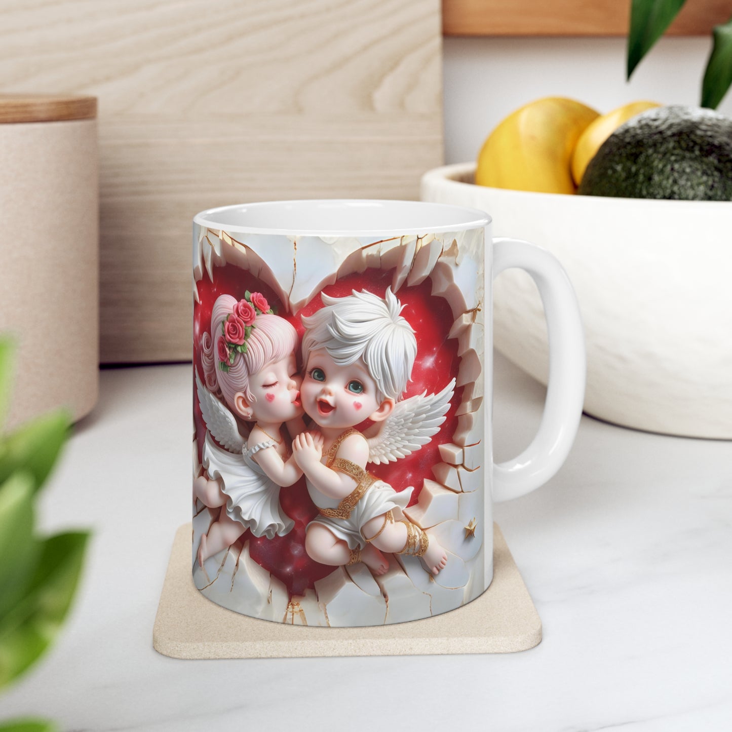 Angelic Cuties Ceramic Mug 11oz