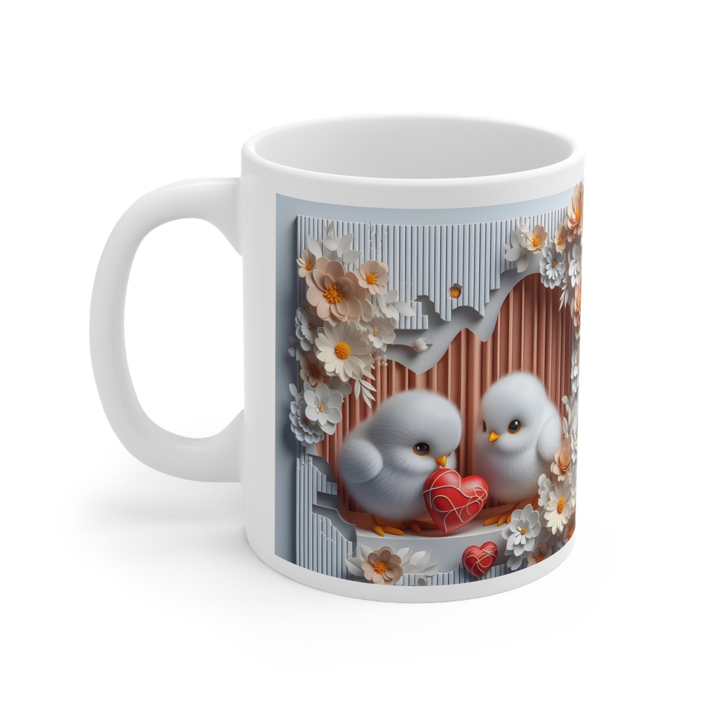 Chicks In Love Ceramic Mug 11oz