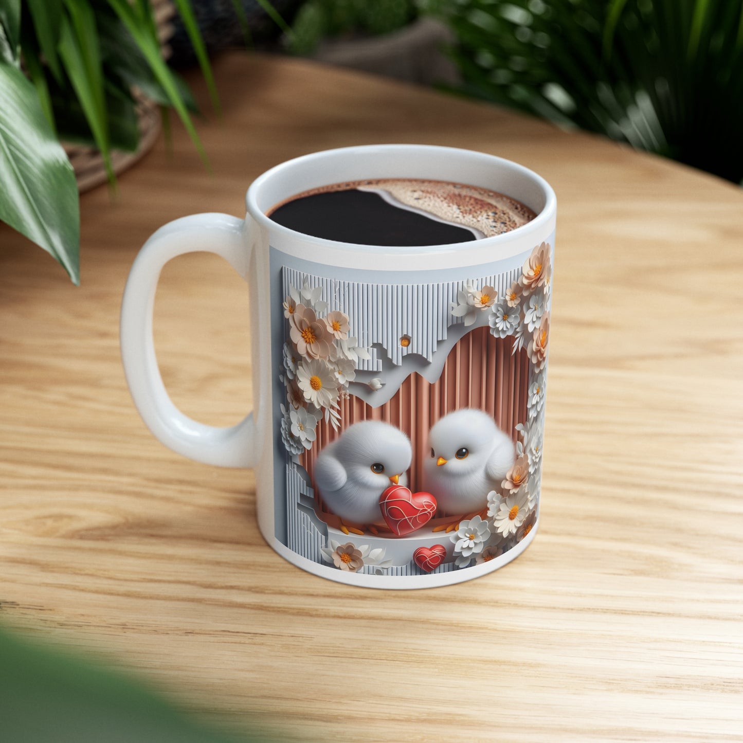 Chicks In Love Ceramic Mug 11oz