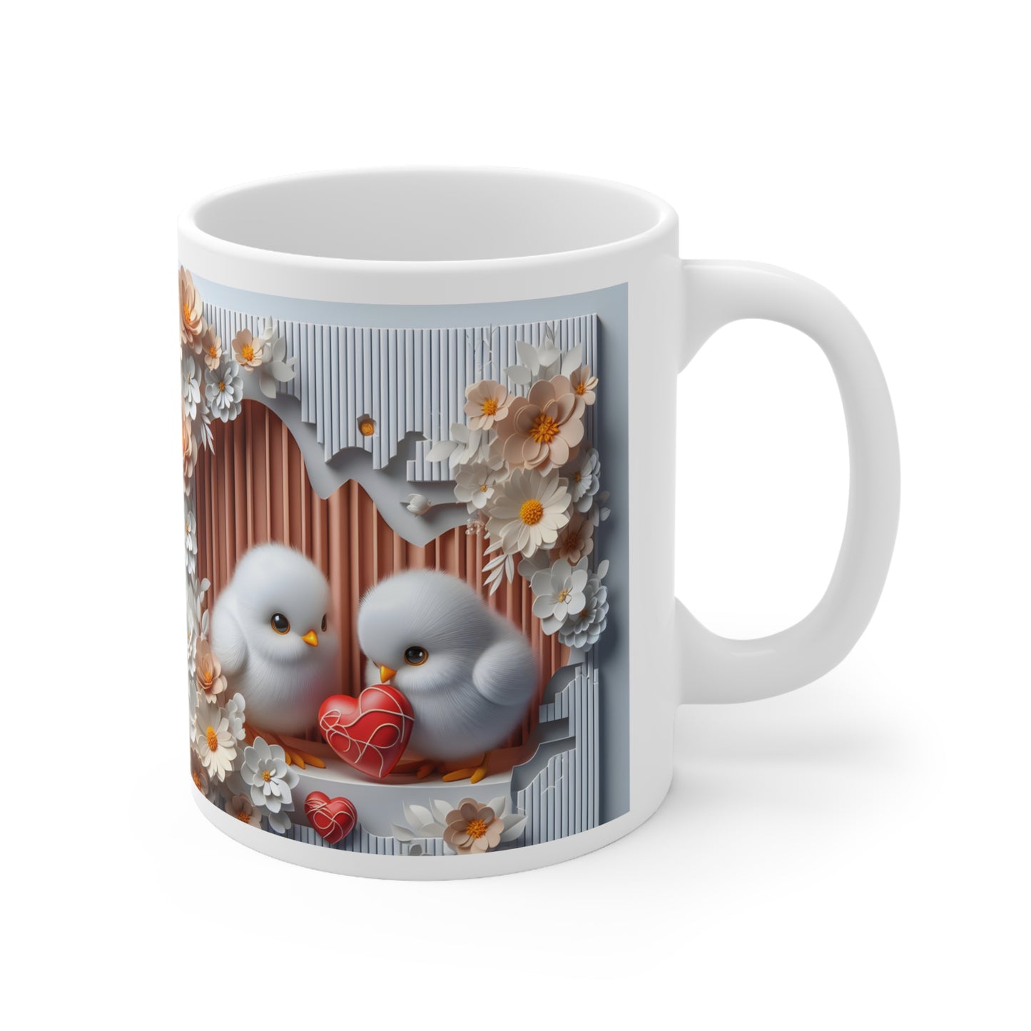 Chicks In Love Ceramic Mug 11oz