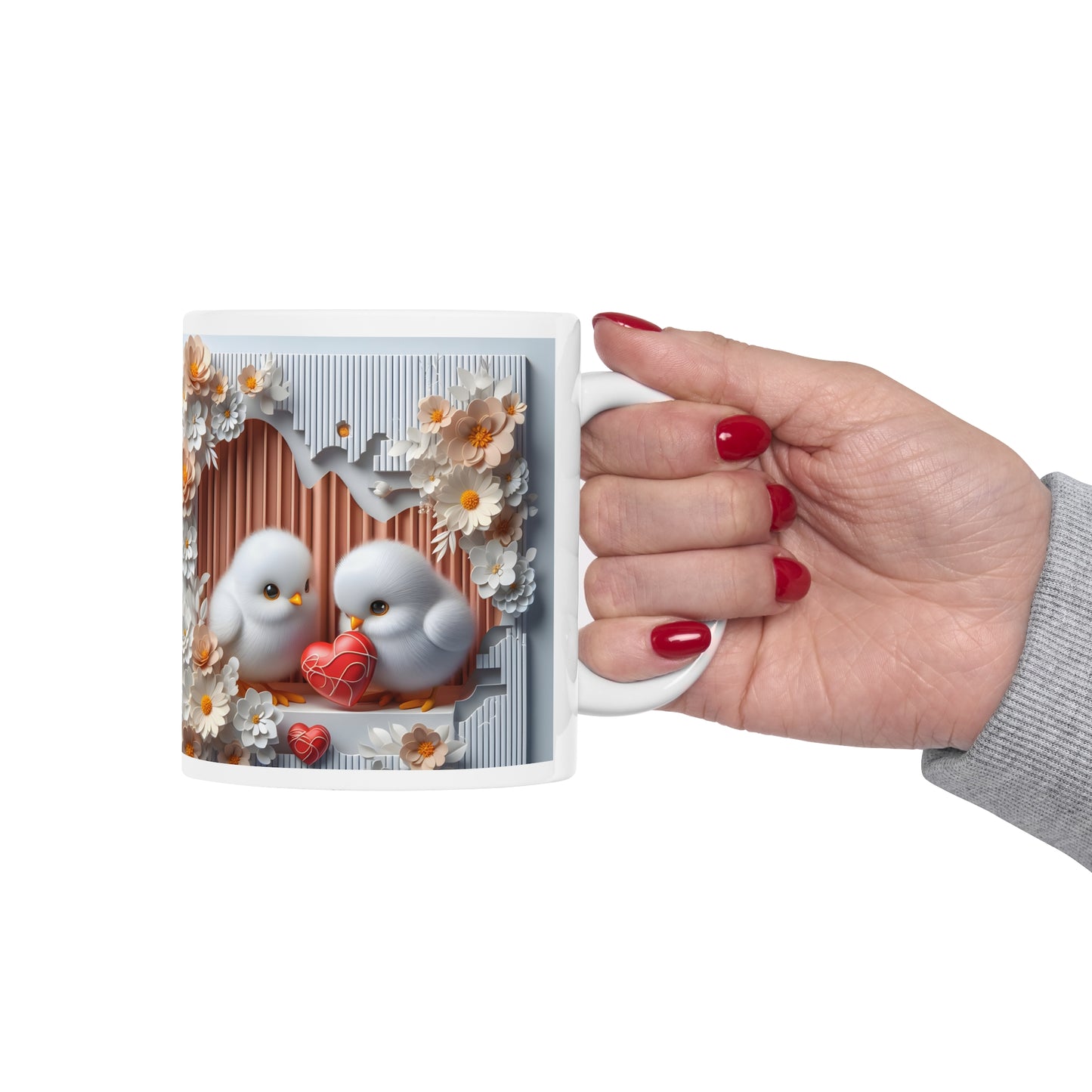 Chicks In Love Ceramic Mug 11oz