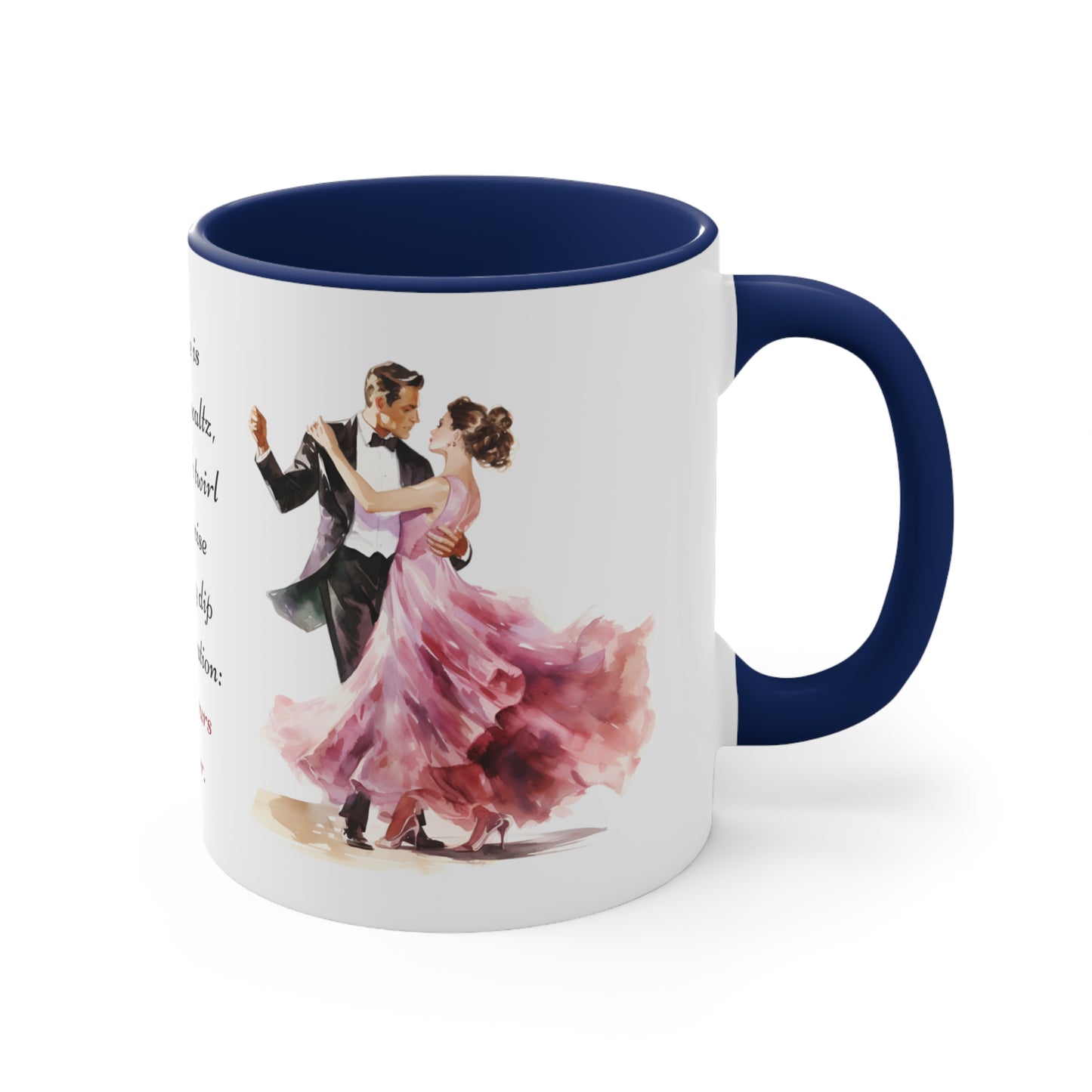 Timeless Waltz Accent Coffee Mug, 11oz