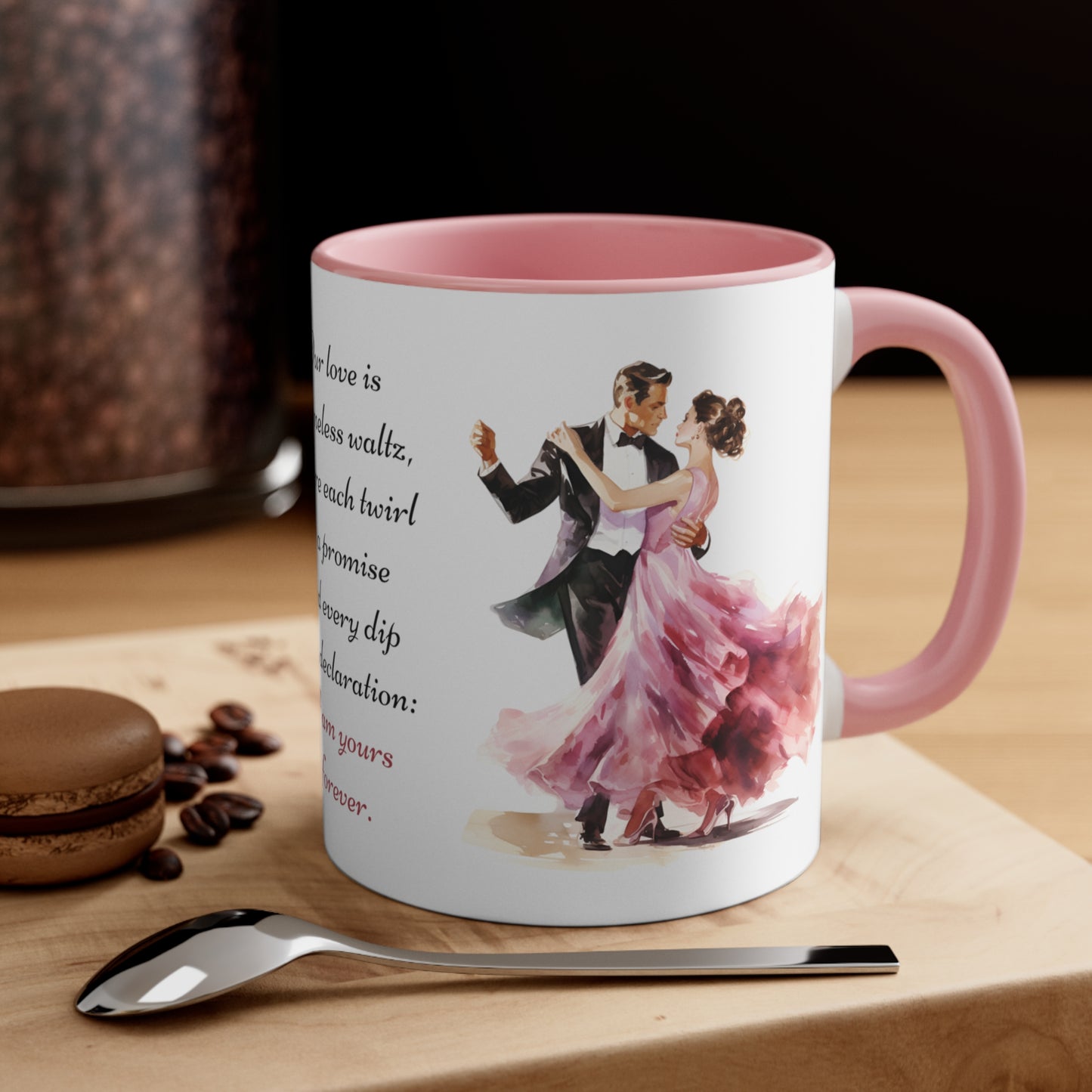 Timeless Waltz Accent Coffee Mug, 11oz