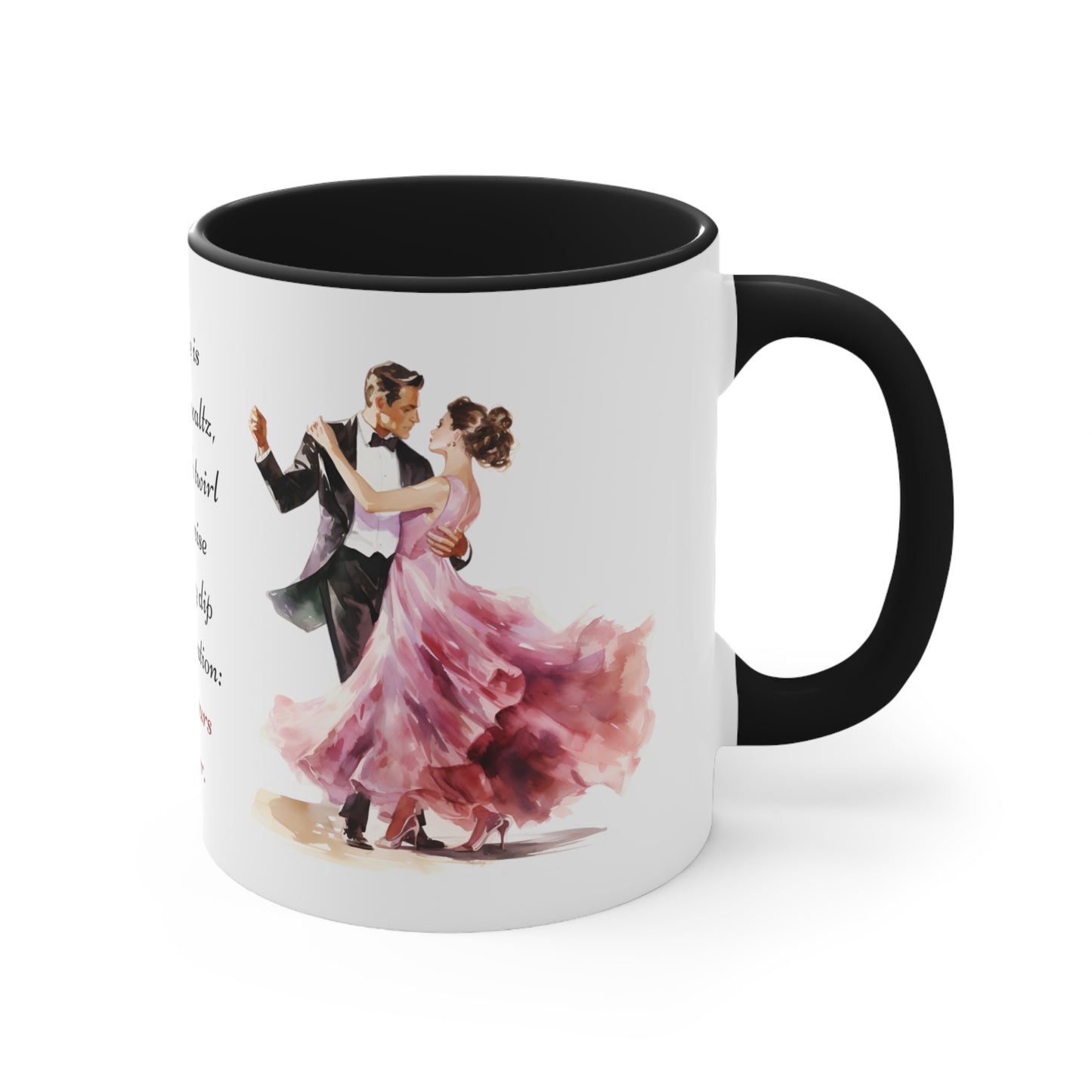 Timeless Waltz Accent Coffee Mug, 11oz