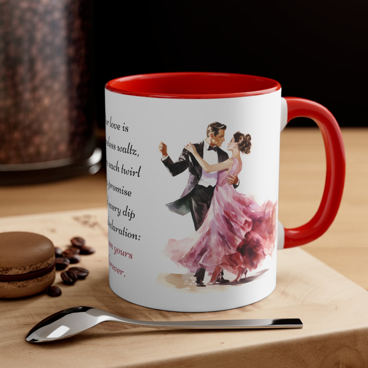 Timeless Waltz Accent Coffee Mug, 11oz