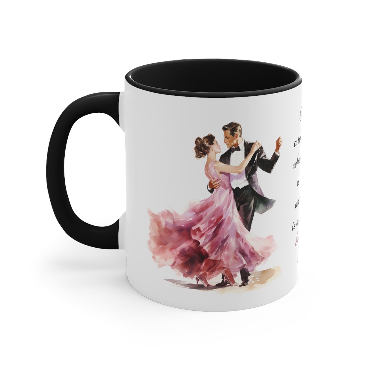 Timeless Waltz Accent Coffee Mug, 11oz