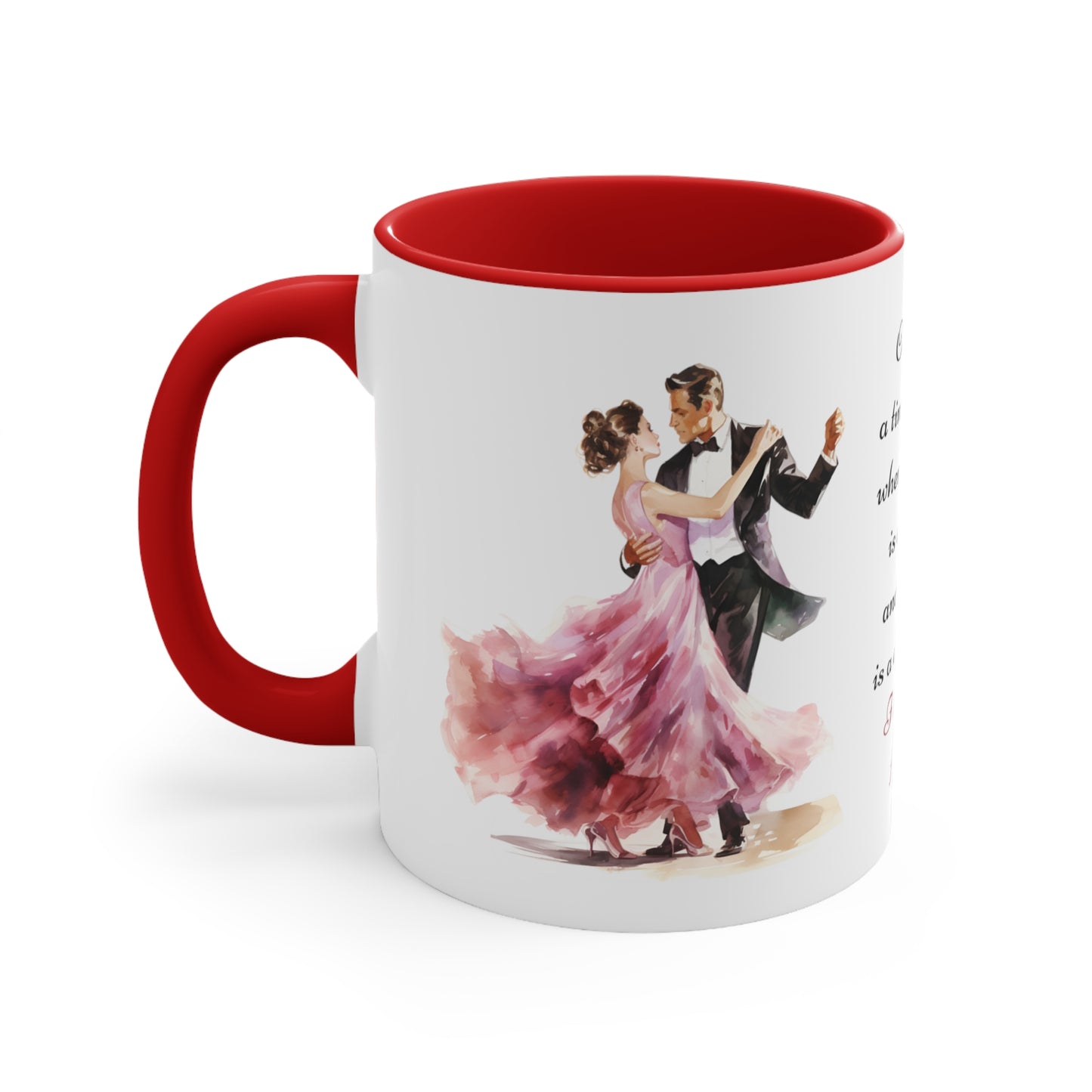 Timeless Waltz Accent Coffee Mug, 11oz