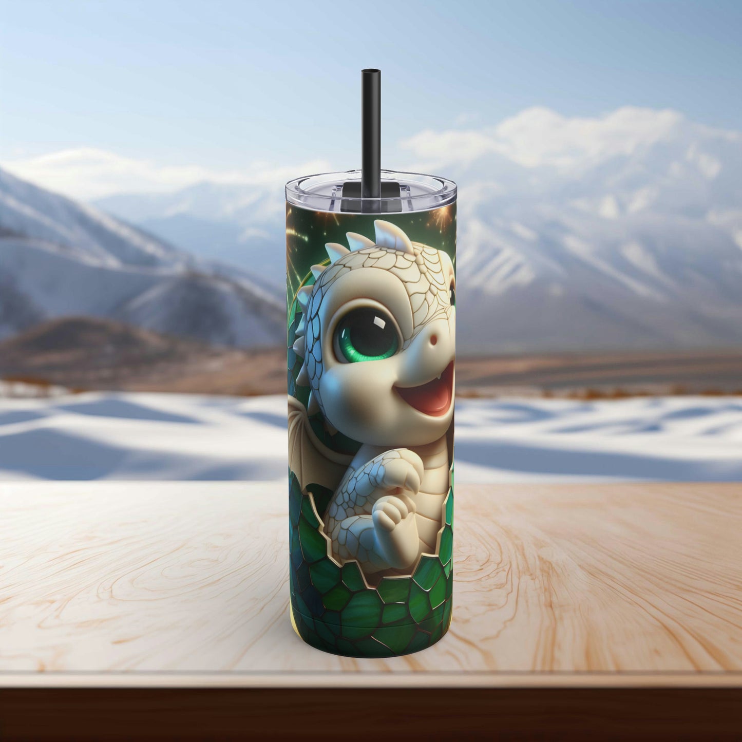 Dragon New Year Skinny Matte Tumbler, 20oz