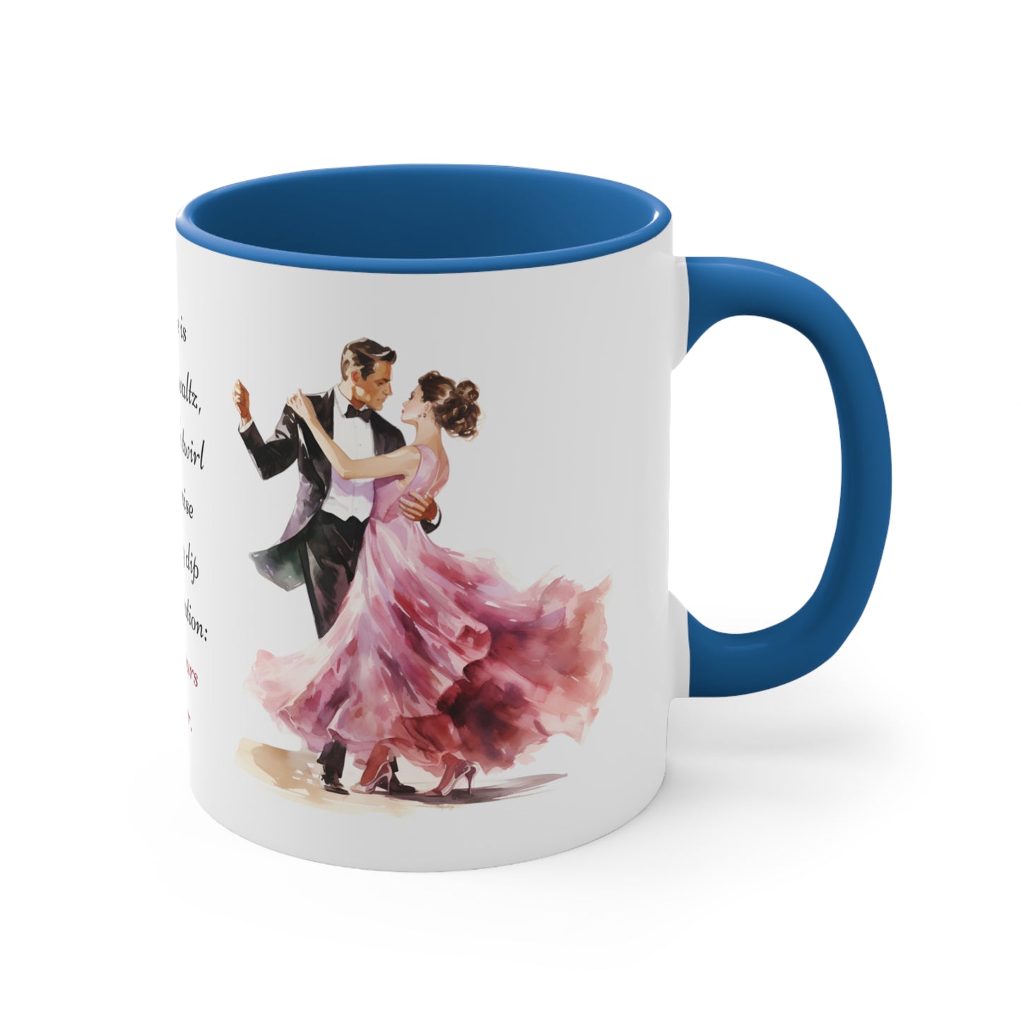 Timeless Waltz Accent Coffee Mug, 11oz