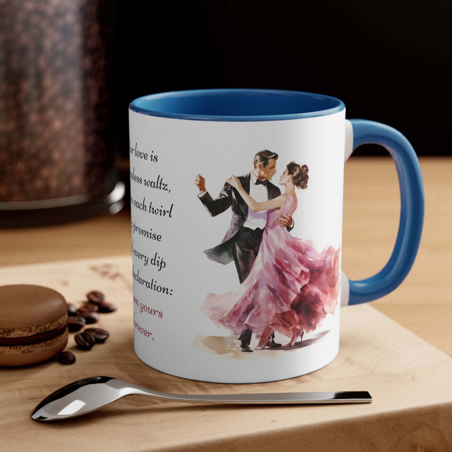 Timeless Waltz Accent Coffee Mug, 11oz