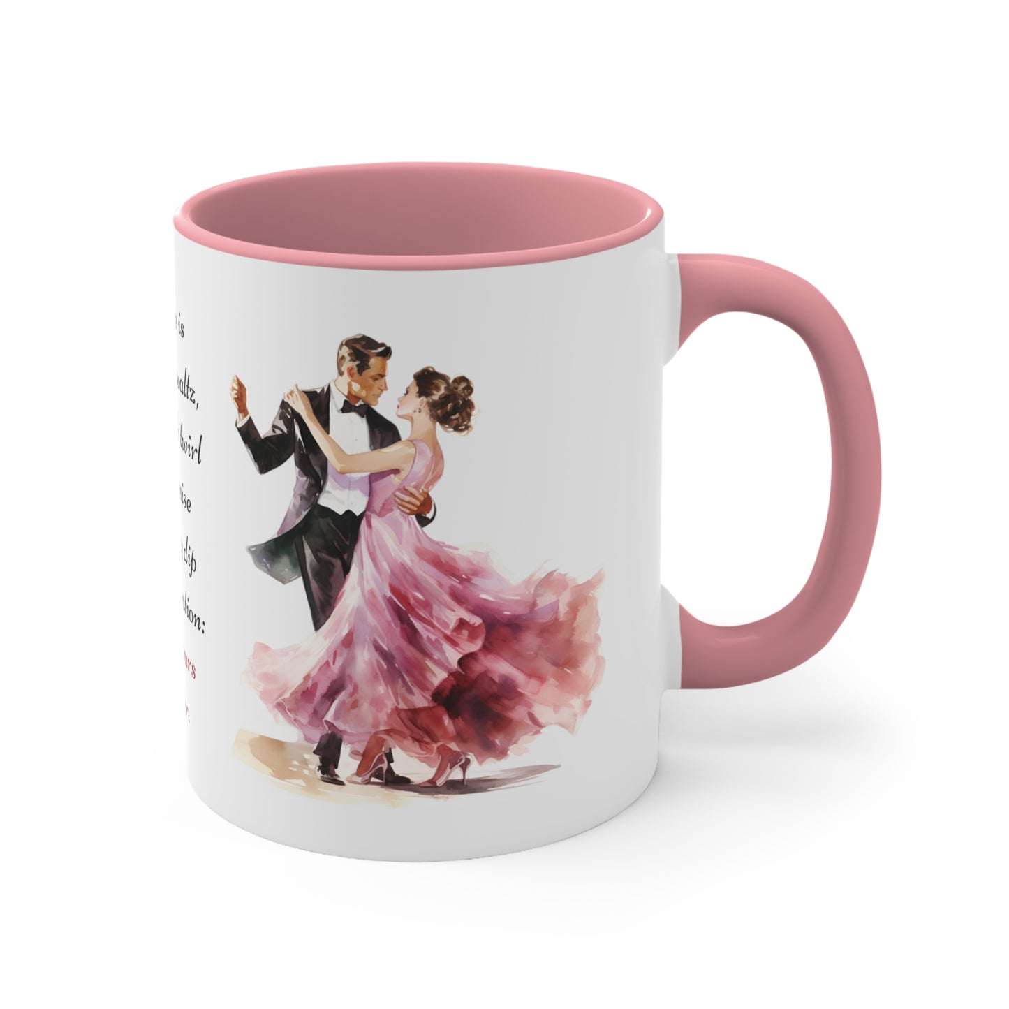 Timeless Waltz Accent Coffee Mug, 11oz