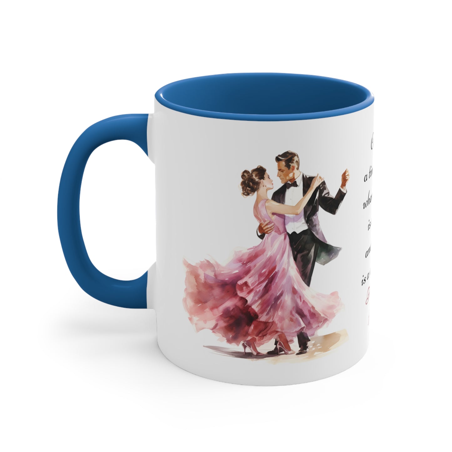 Timeless Waltz Accent Coffee Mug, 11oz