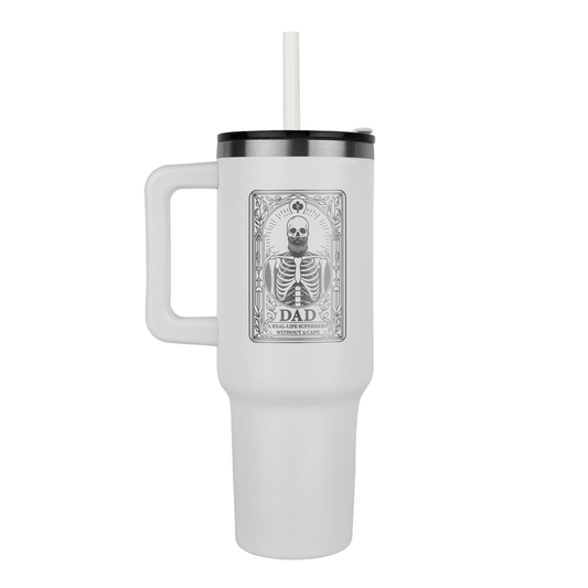 Dad Tarot Card 40 oz Tumbler