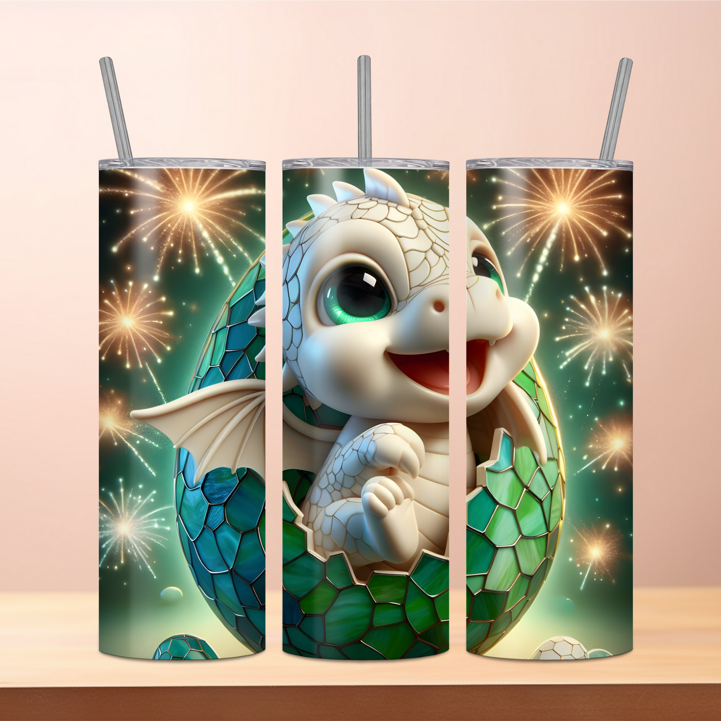 Dragon New Year Skinny Matte Tumbler, 20oz