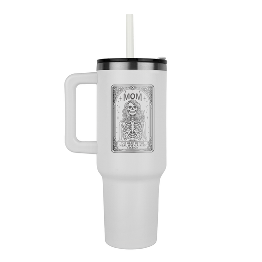 Mom Tarot Card 40 oz Tumbler