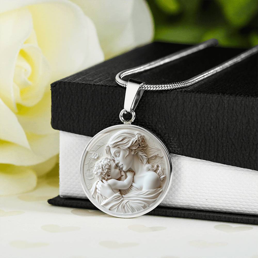 Mother and Child Personalized Pendant