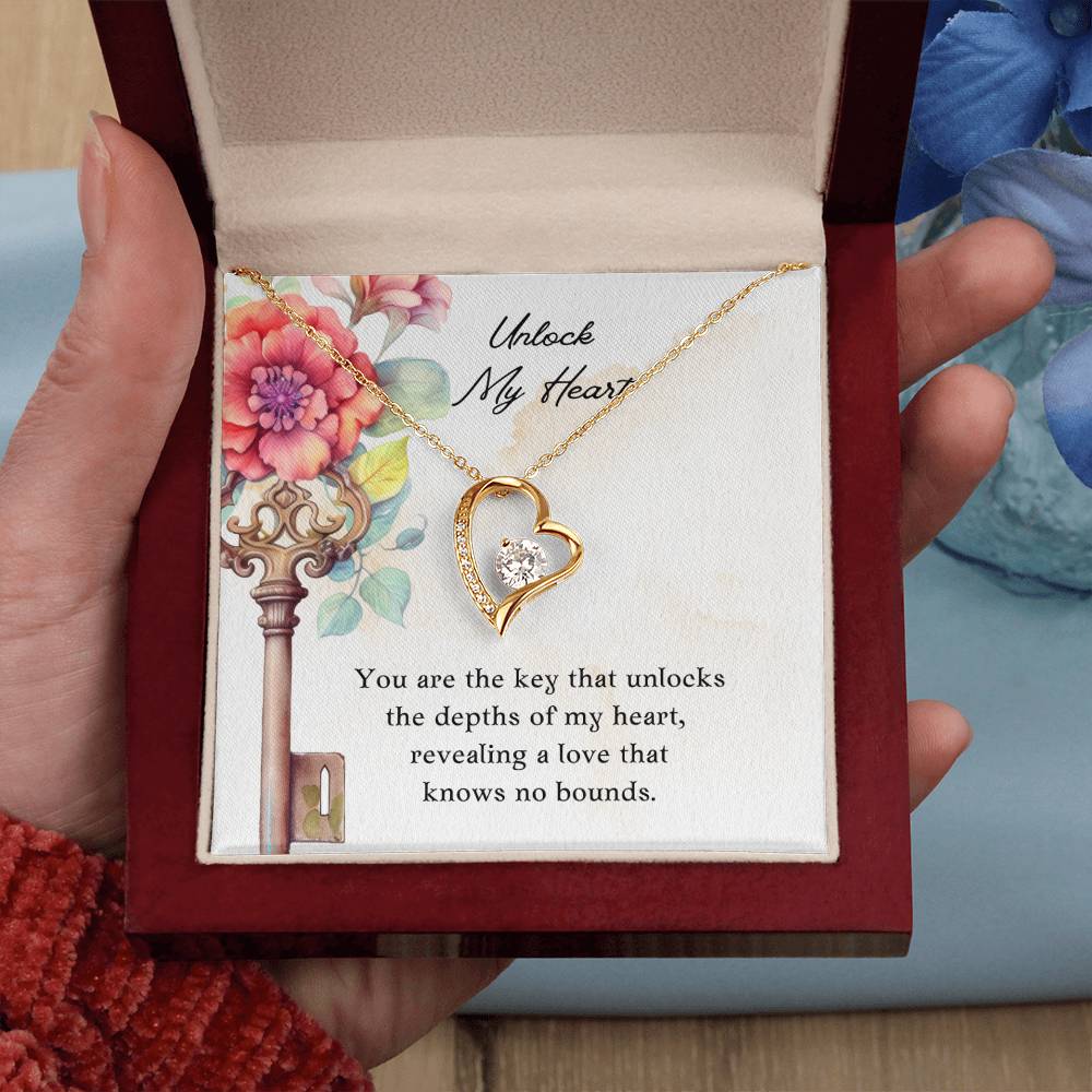 Unlock My Heart - Forever Love Necklace