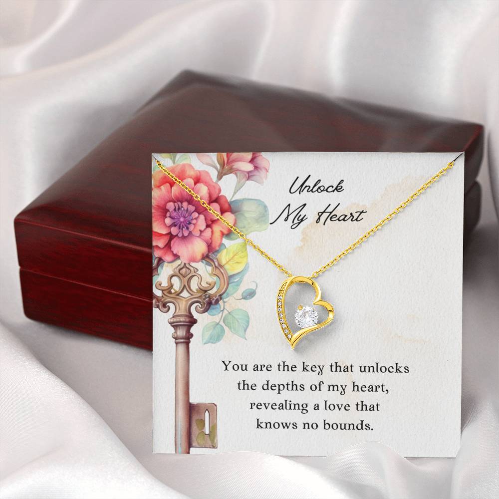 Unlock My Heart - Forever Love Necklace