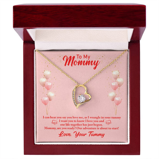 Gift for Mom to Be - Forever Love Necklace