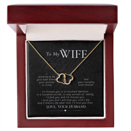To My Wife - I Promise - Everlasting Love Necklace