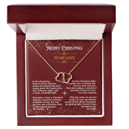 Christmas Poem To My Love - Everlasting Love Necklace