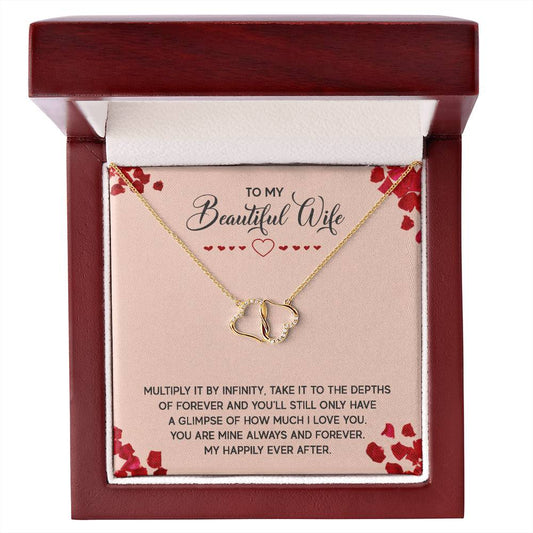 To My Beautiful Wife - Everlasting Love Necklace
