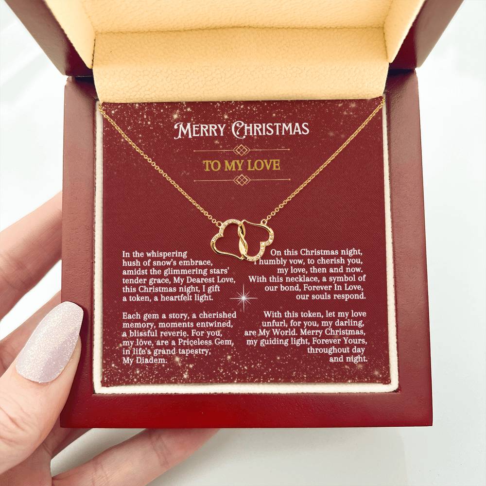 Christmas Poem To My Love - Everlasting Love Necklace