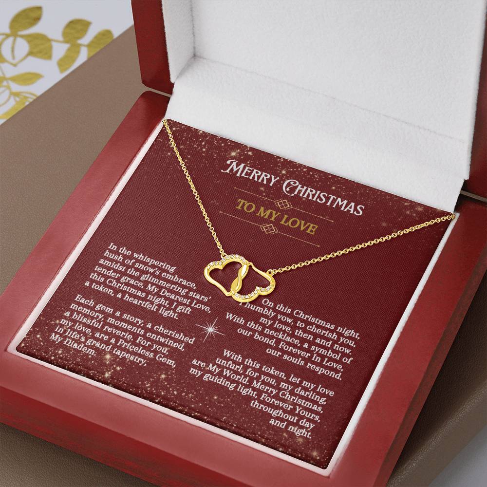 Christmas Poem To My Love - Everlasting Love Necklace