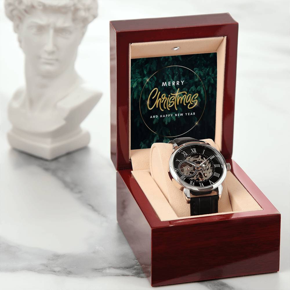 Merry Christmas - Openwork Watch