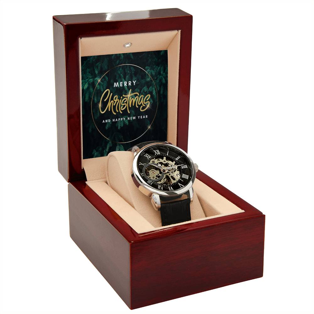 Merry Christmas - Openwork Watch