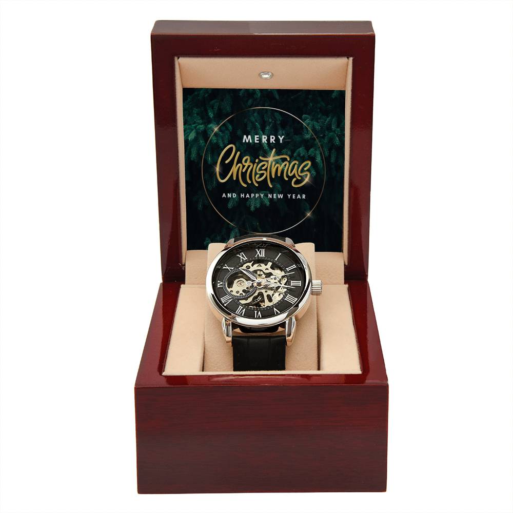 Merry Christmas - Openwork Watch