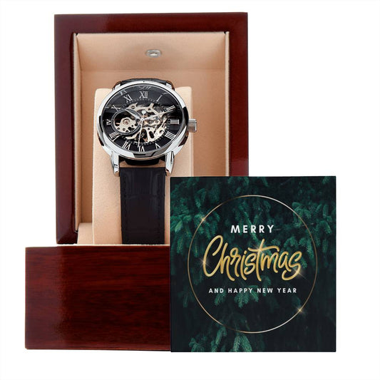 Merry Christmas - Openwork Watch