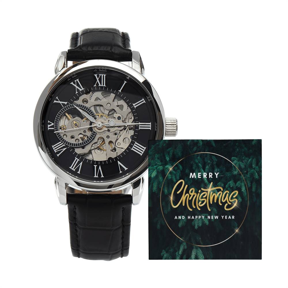 Merry Christmas - Openwork Watch