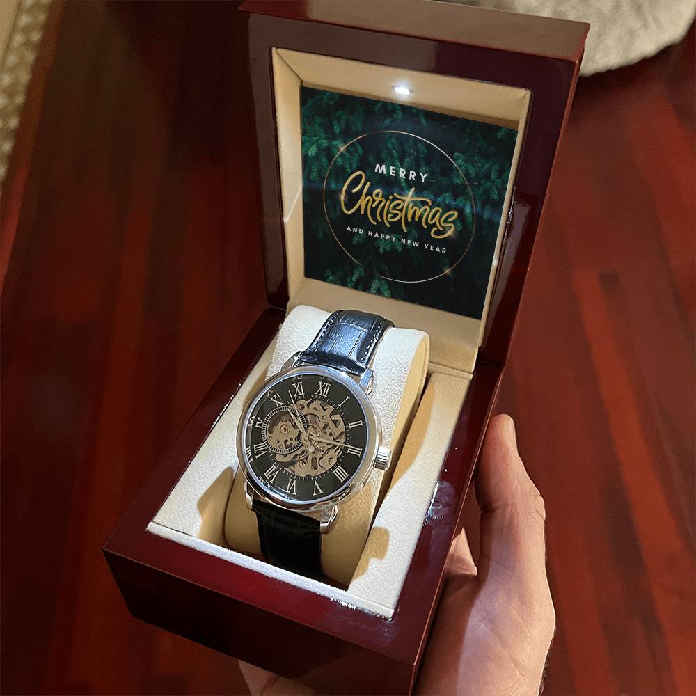 Merry Christmas - Openwork Watch