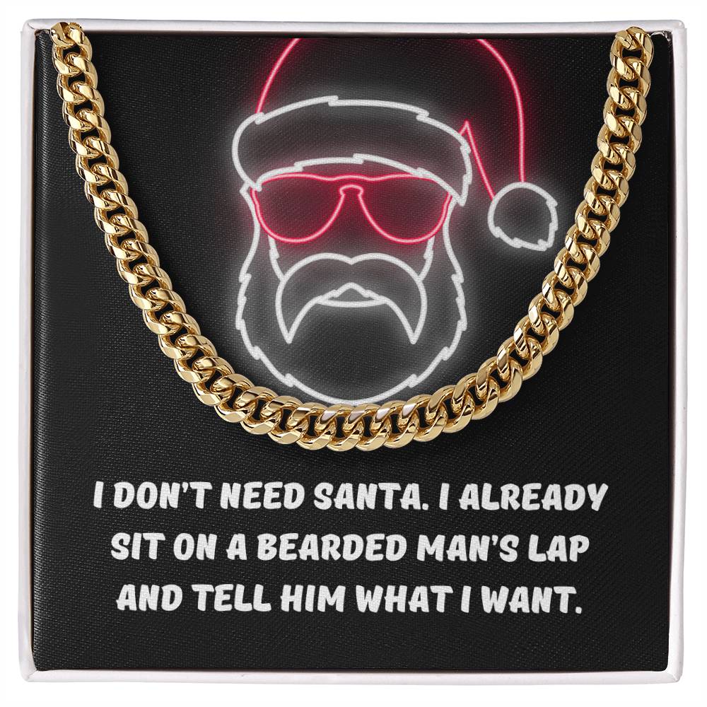 Bearded Man - Cuban Link Chain