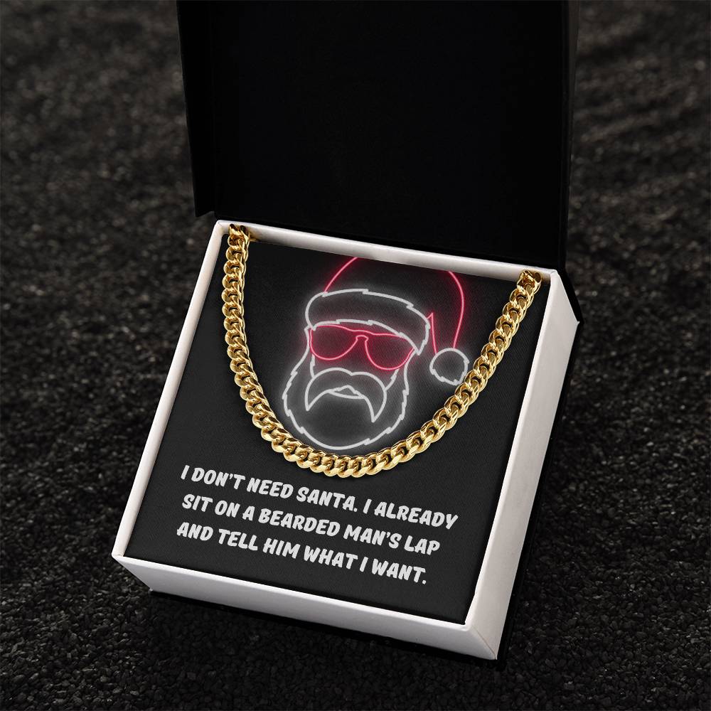 Bearded Man - Cuban Link Chain