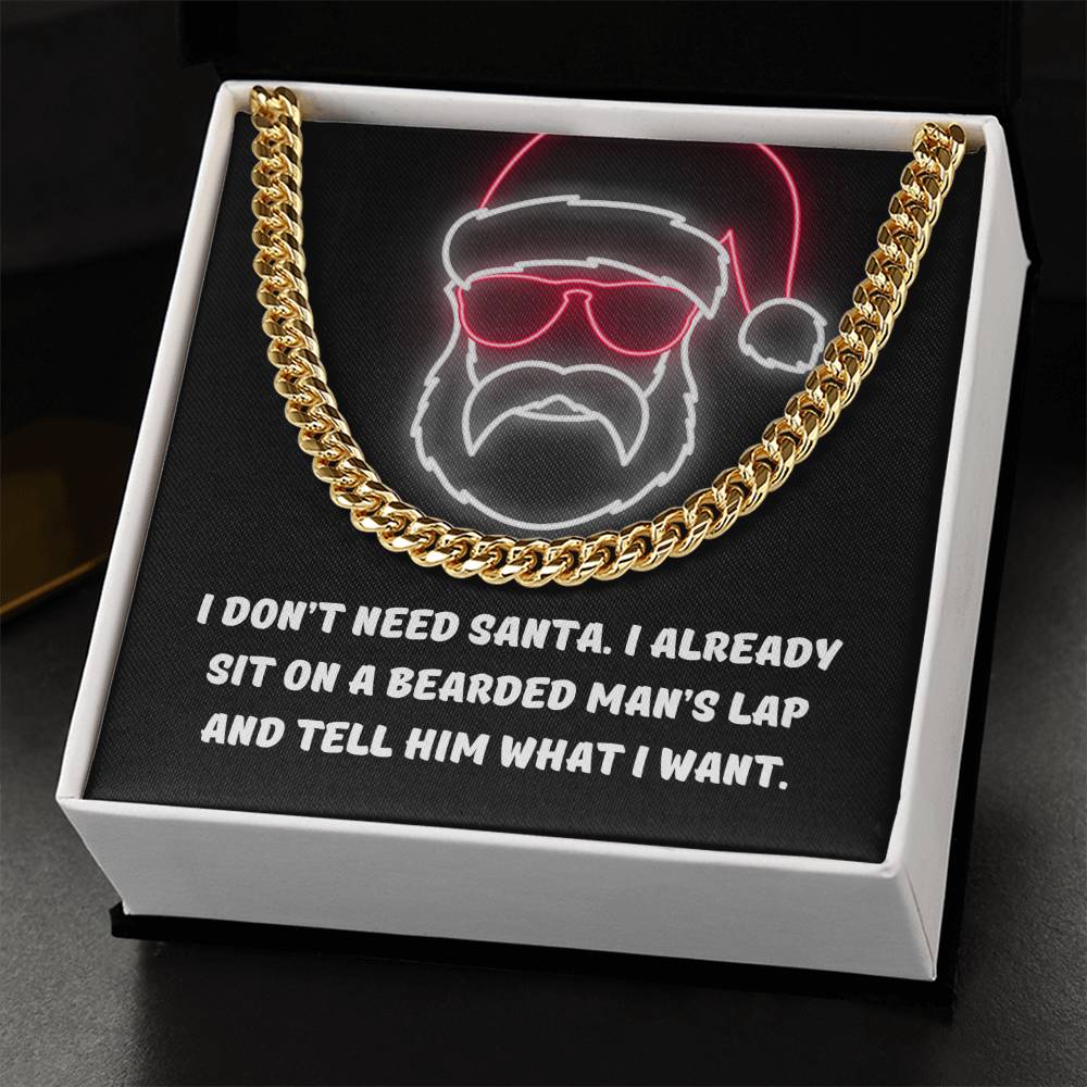 Bearded Man - Cuban Link Chain