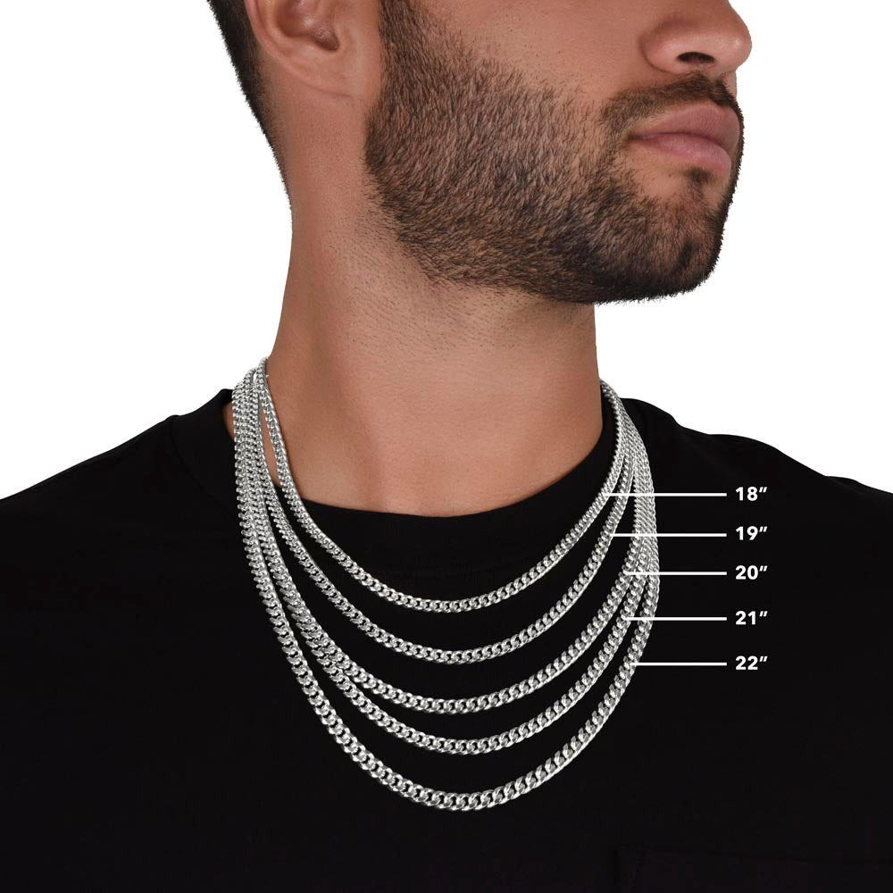 Bearded Man - Cuban Link Chain