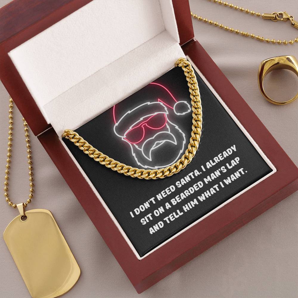 Bearded Man - Cuban Link Chain