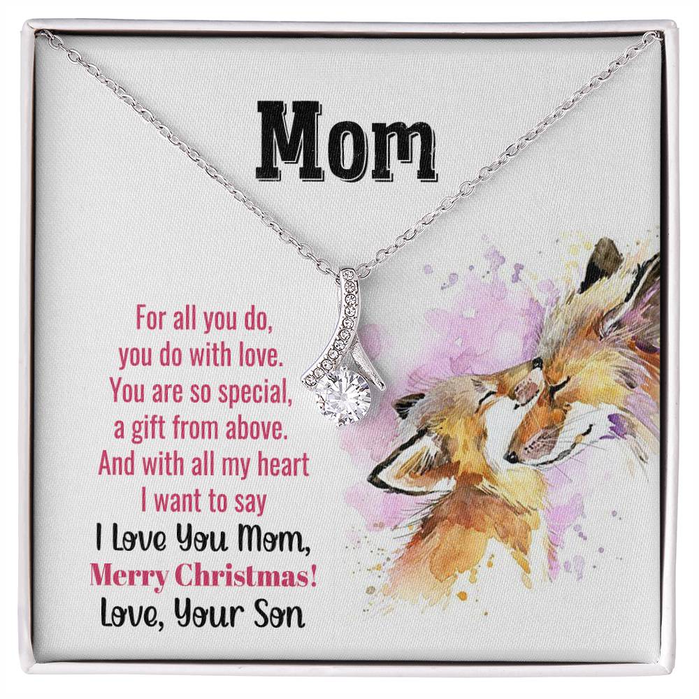 Christmas Gift for Mom from Son - Alluring Beauty Necklace