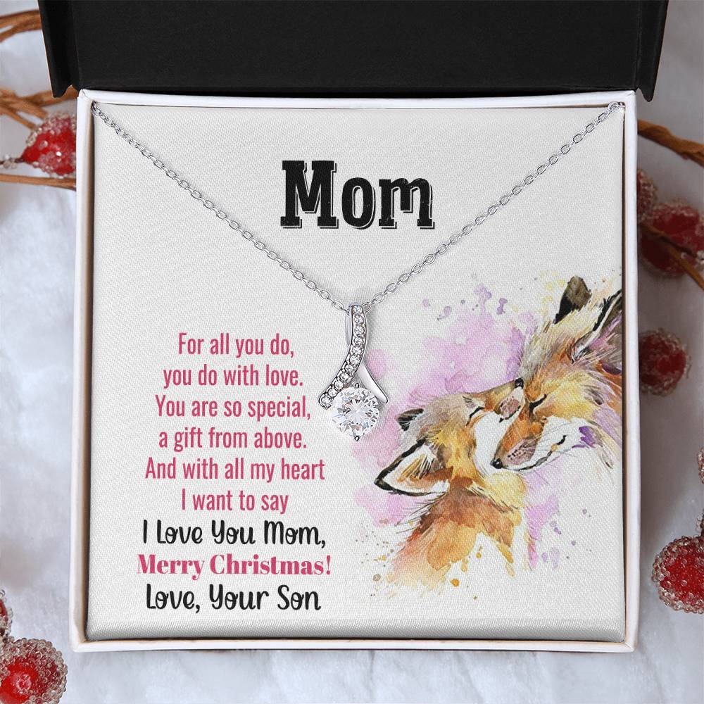 Christmas Gift for Mom from Son - Alluring Beauty Necklace