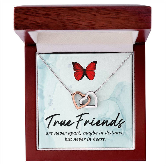 True Friends - Interlocking Hearts Necklace