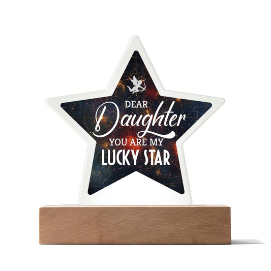 Dear Daughter - Acrylic Star Plaque