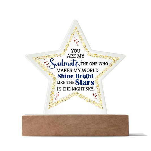 My Soulmate - Acrylic Star Plaque