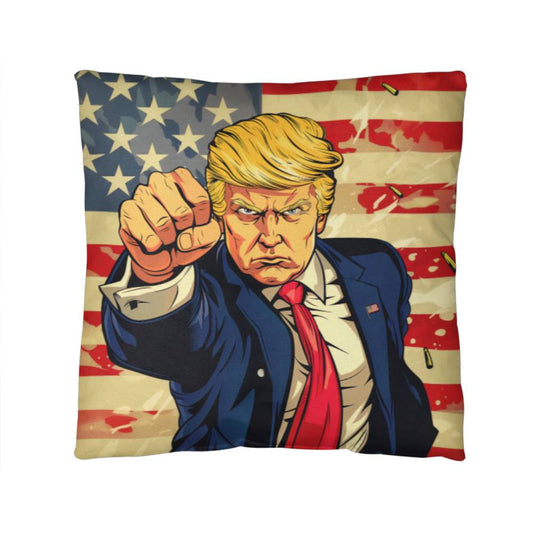 Superhero Trump Pillow Cover