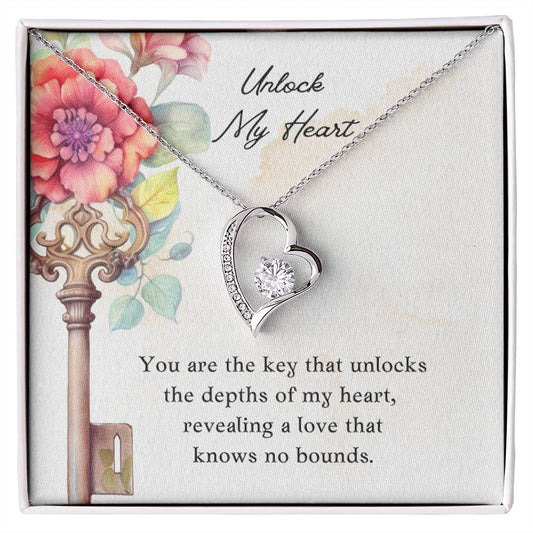Unlock My Heart - Forever Love Necklace